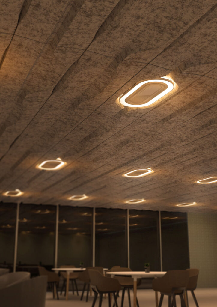 canopee_acoustic_lighting_for_indoor_spaces_design_concept_render_environment_3_night